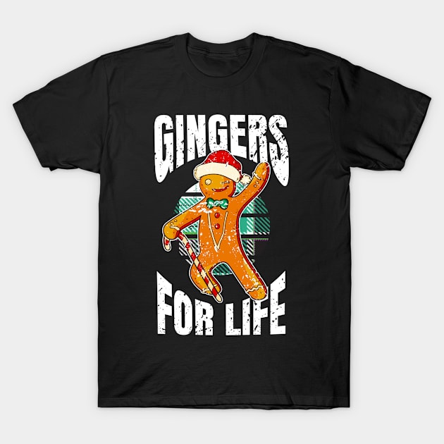 Christmas Santa Claus Gingers for life T-Shirt by design-lab-berlin